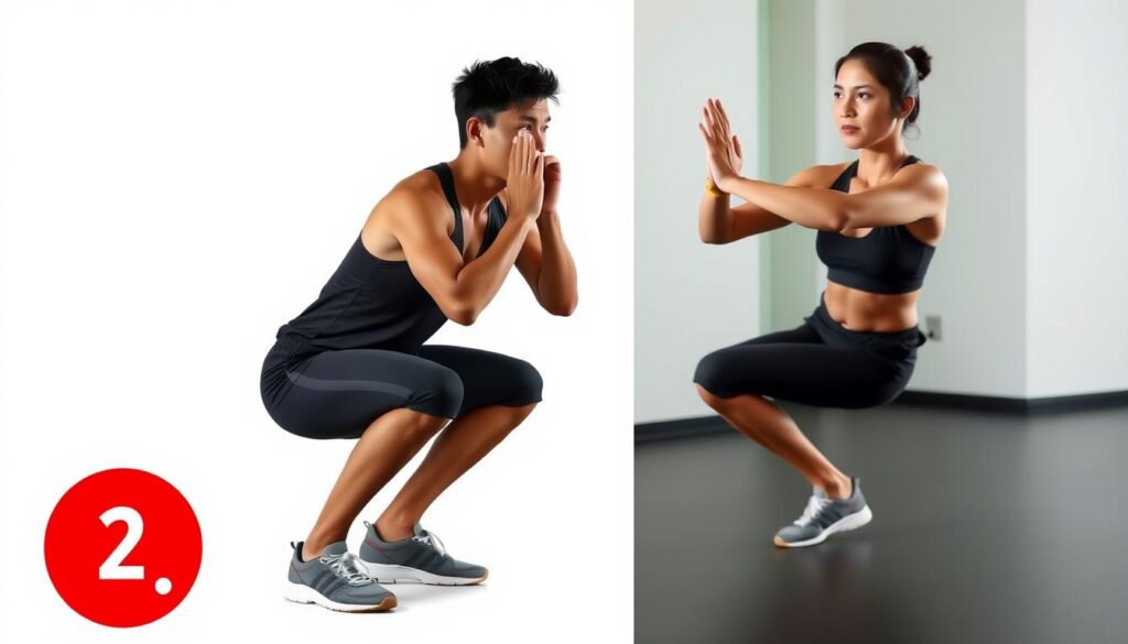 Teknik squat yang benar untuk latihan harian tanpa alat