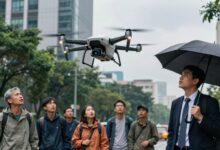 Drone delivery Gojek