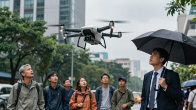 Drone delivery Gojek